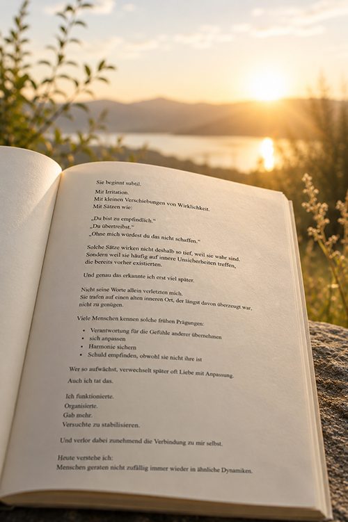 aufgeschlagenes Buch -Meinungen von Lesern des Buches LICHT
